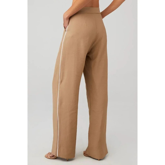 NONChalant Label Radford Pant in Camel Small Womens Wide Leg Trousers - Picture 15 of 16